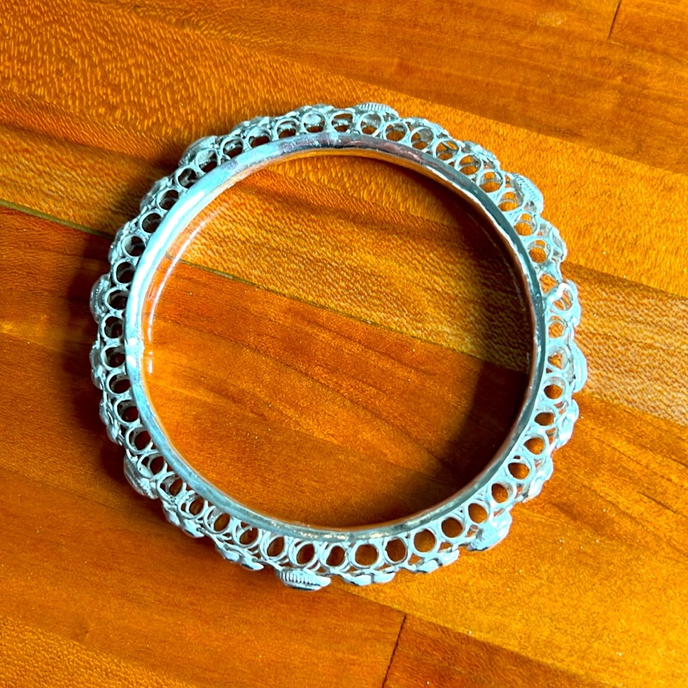 2.5” Diameter Silver Bangle